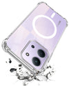 For Redmi 15C Back Cover Shockproof Crystal-Clear (Magsafe Wireless Support | Drop & Camera Protection | Hard Polycarbonate)