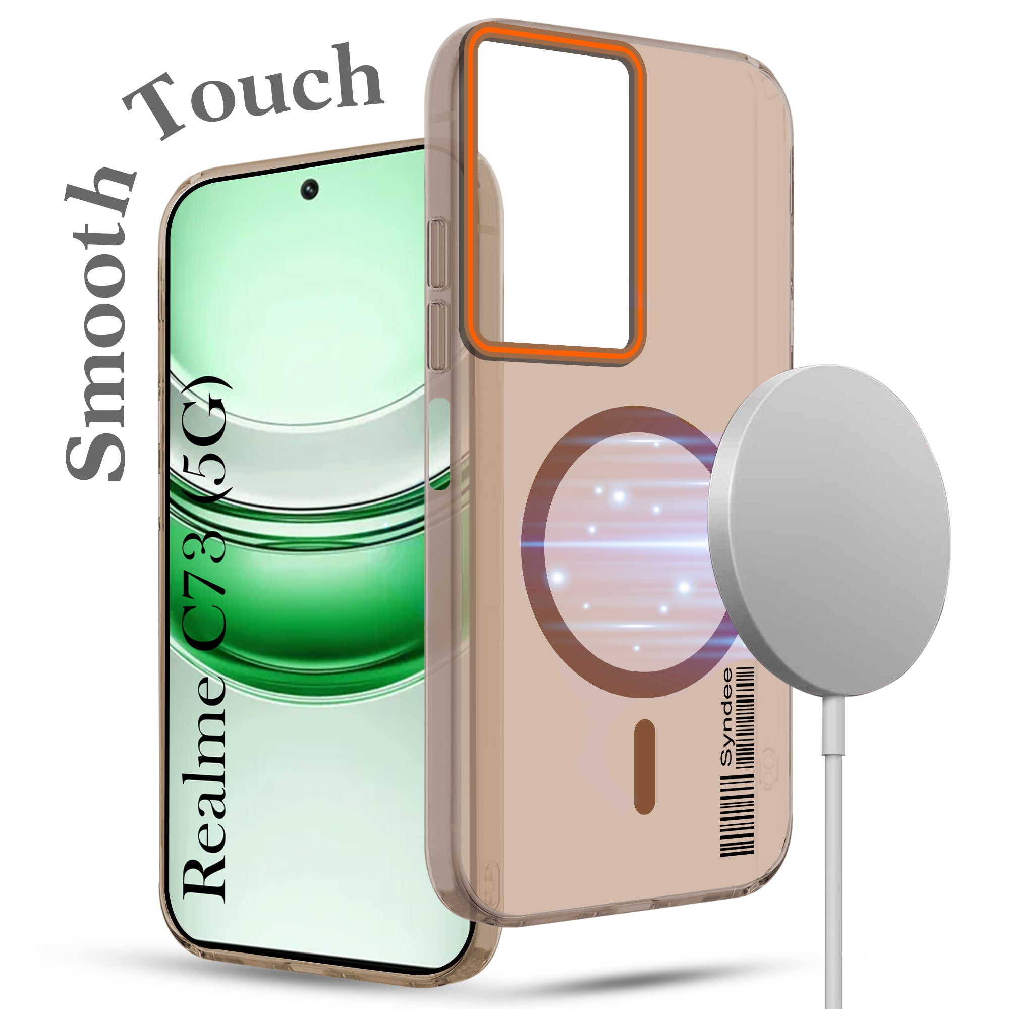 For Realme C73 Back Cover Case (Soft Touch | Camera Bump Protection | MagSafe Compatible | Matte Finish)