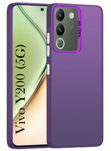 For Vivo Y200 Hard Back Cover Case (Velvet Touch | Professional Glossy Finish | Camera Protection Bump)