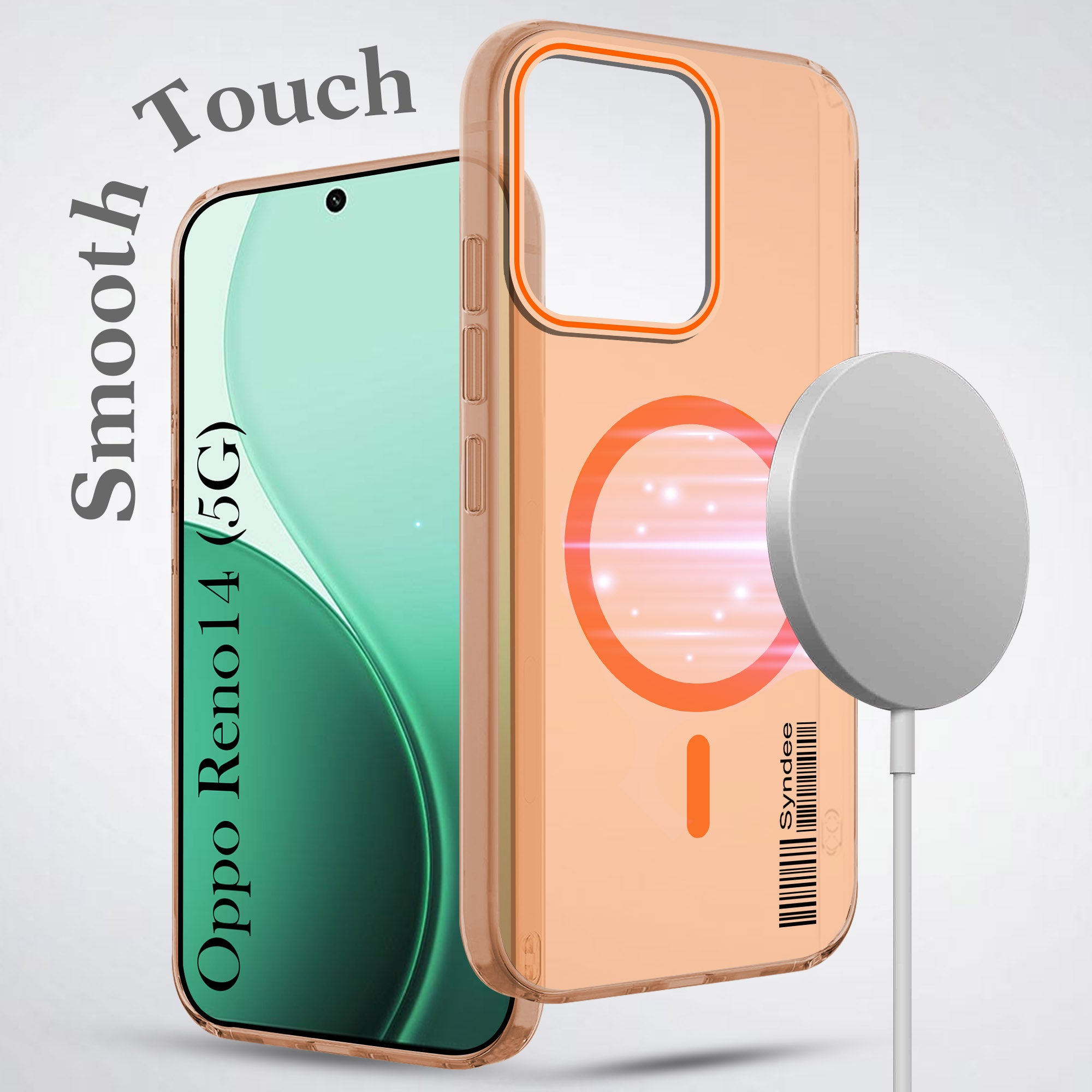 For Oppo Reno14 5G | Oppo Reno 14 5G Back Cover Case (Soft Touch | Camera Bump Protection | MagSafe Compatible | Matte Finish)