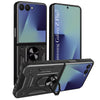 For Samsung Galaxy Z Flip 7 Hybrid Armor (Sliding Shutter Camera Protection | Polycarbonate |Ring Holder Kickstand)