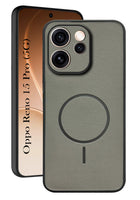 For Oppo Reno15 Pro 5G | Oppo Reno15 Pro 5G Back Cover Case PU Leather (Texture Grip Design | Professional Minimalist | Camera Protection | Soft and Flexible)
