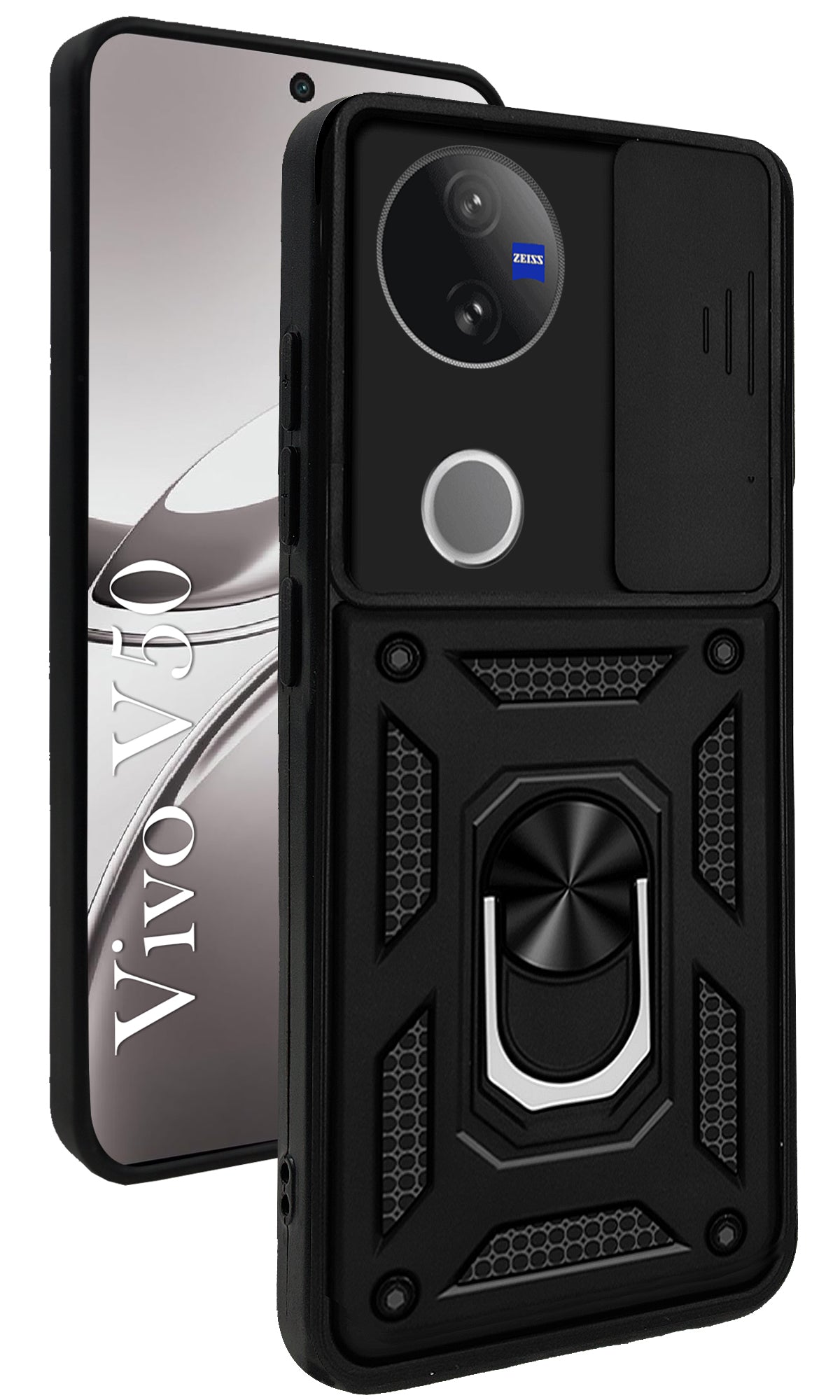 For Vivo V50 | Vivo V50e Back Cover Case (Hybrid Dual Armor Polycarbonate)