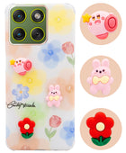 For Motorola Moto Edge 70 Back Cover Case (3D Cute Cartoons | Hard Back Side Soft | Matte Premium Finish | HD Printing)