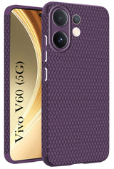 For Vivo V60 | Vivo T4 Pro Back Cover Case (Liquid Silicone | Side Grip | Camera Protection)