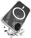 For Apple iPhone 16 Plus Back Cover Shockproof Crystal-Clear (Magsafe Wireless Support | Drop & Camera Protection | Hard Polycarbonate)