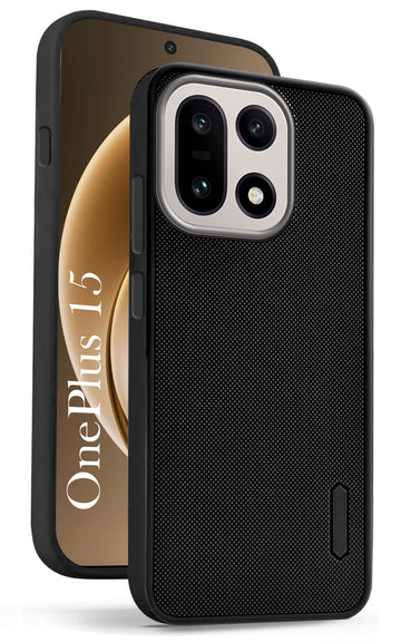 For OnePlus 15 5G Back Cover Case Rubberised (Textured Grip Design | Micro-Fiber Cloth Inside | Slim and Light Weight | Soft Touch and Feel)