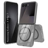 For Samsung Galaxy Z Flip 7 Back Cover Case Lifetime Anti-Yellow Clear (Magnetic Charging Support | Sleek Hard Crystal | Shockproof and Camera Protection)