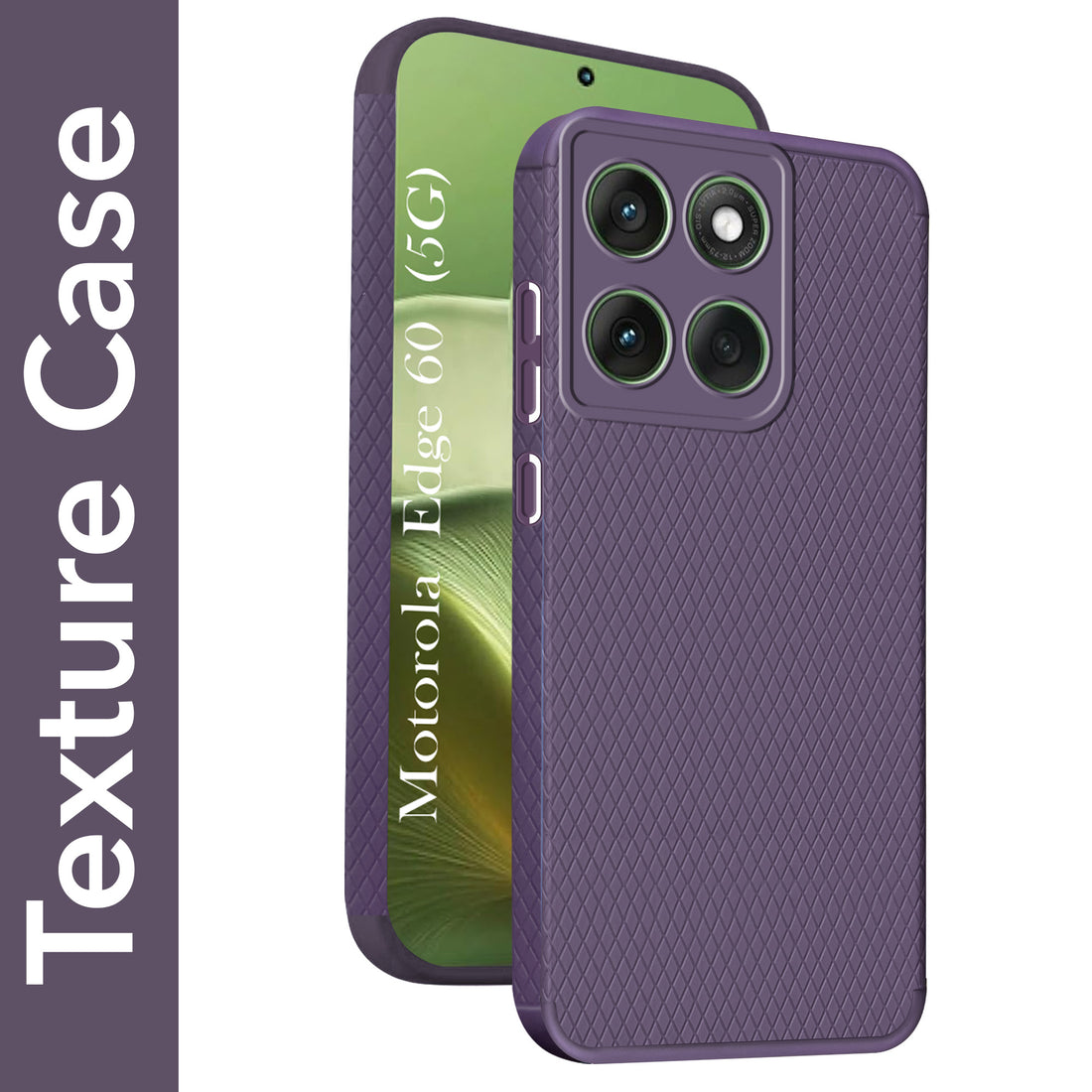 For Motorola Moto Edge 60 Back Cover Case (Liquid Silicone | Side Grip | Camera Protection)