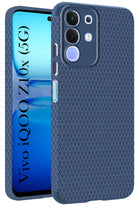 For Vivo iQOO Z10x Back Cover Case (Liquid Silicone | Side Grip | Camera Protection)