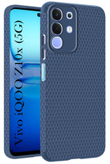 For Vivo iQOO Z10x Back Cover Case (Liquid Silicone | Side Grip | Camera Protection)