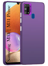For Samsung Galaxy M31  | M31 Prime Hard Back Cover Case (Velvet Touch | Professional Glossy Finish | Camera Protection Bump)