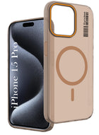 For Apple iPhone 15 Pro Back Cover Case (Soft Touch | Camera Bump Protection | MagSafe Compatible | Matte Finish)