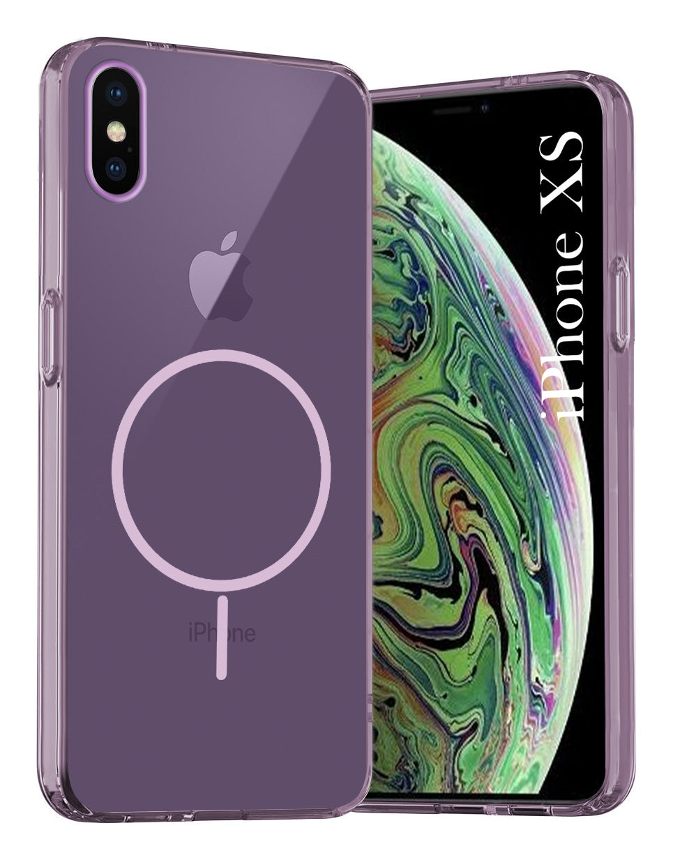 For Apple iPhone Xs Back Cover Case Silicone (Slim Paper Thin | Camera Protection Bump | Minimalist Professional | Soft Flexible)
