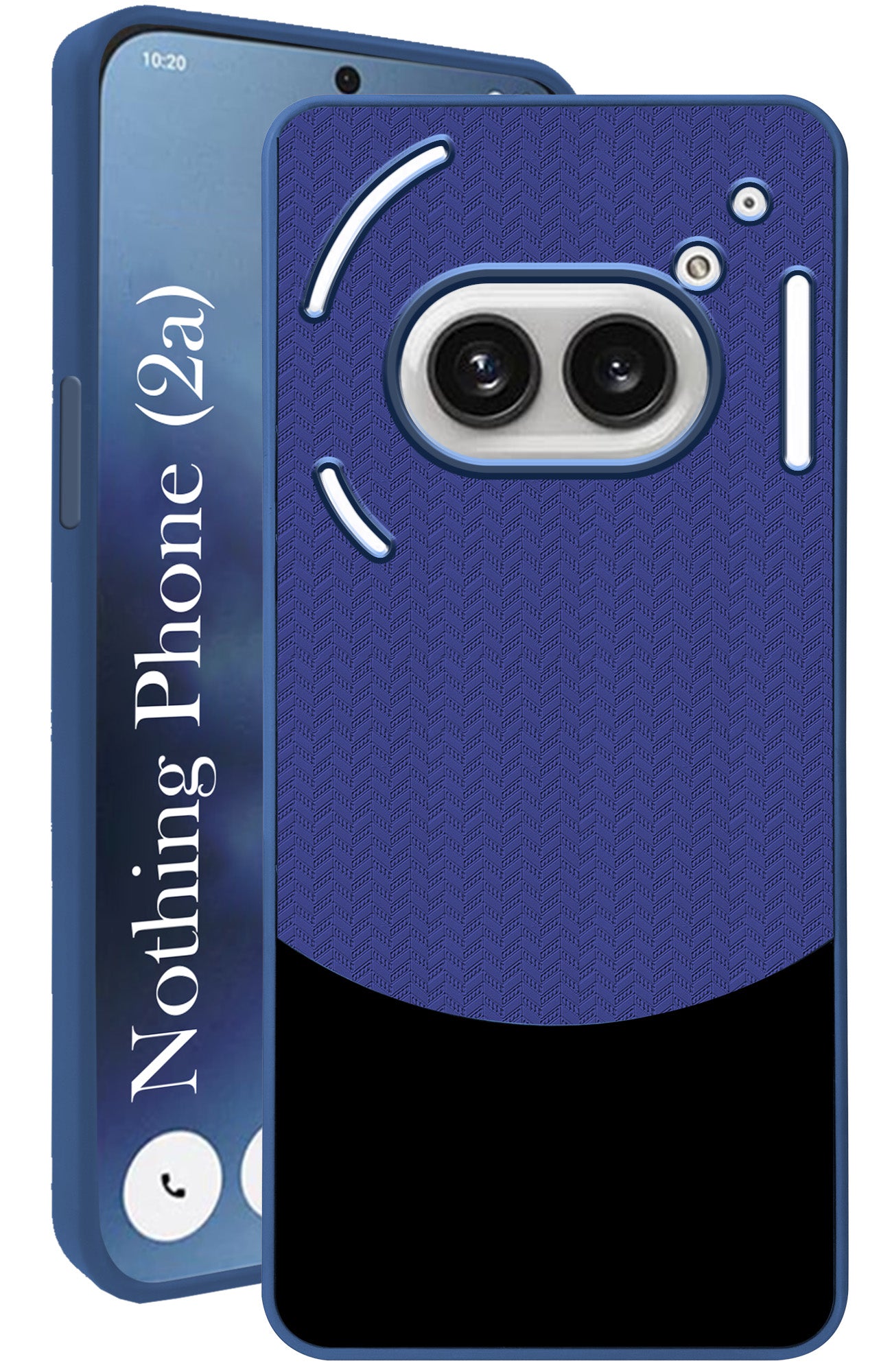 For Nothing Phone 2A 5G Back Cover Case (Elegant PU Leather Finish | Premium Minimalist Professional | Camera Protection Bump)