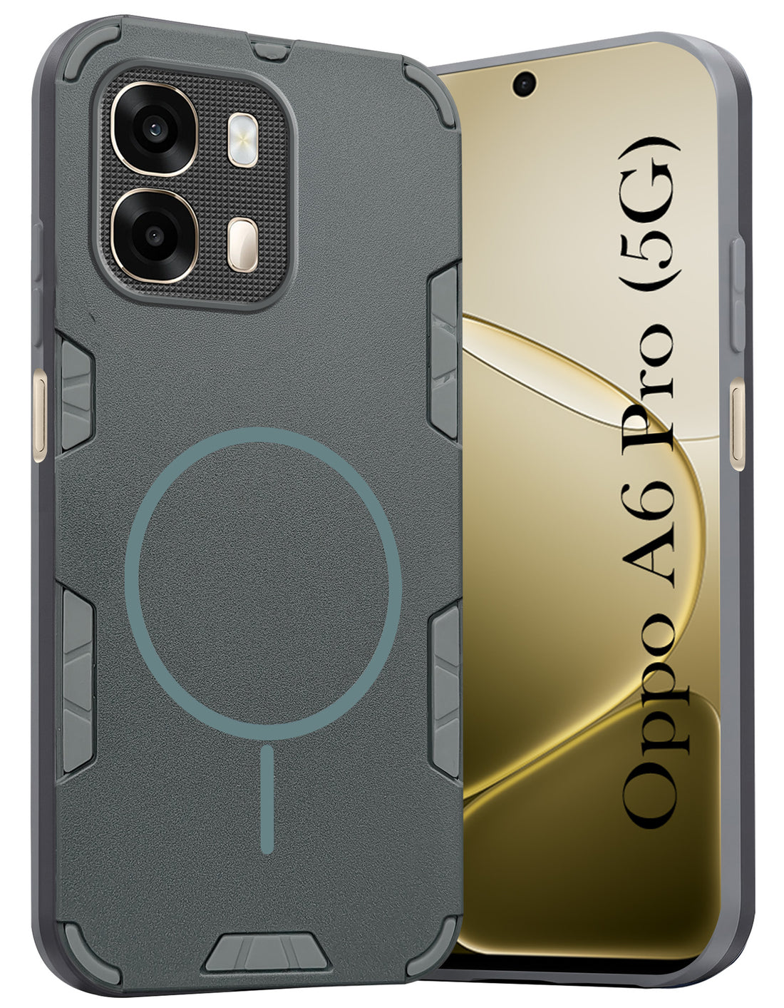 For Oppo A6 Pro Back Cover Case (Slim Hybrid Armor | Shockproof Camera Protection | Rugged Dual Layer)