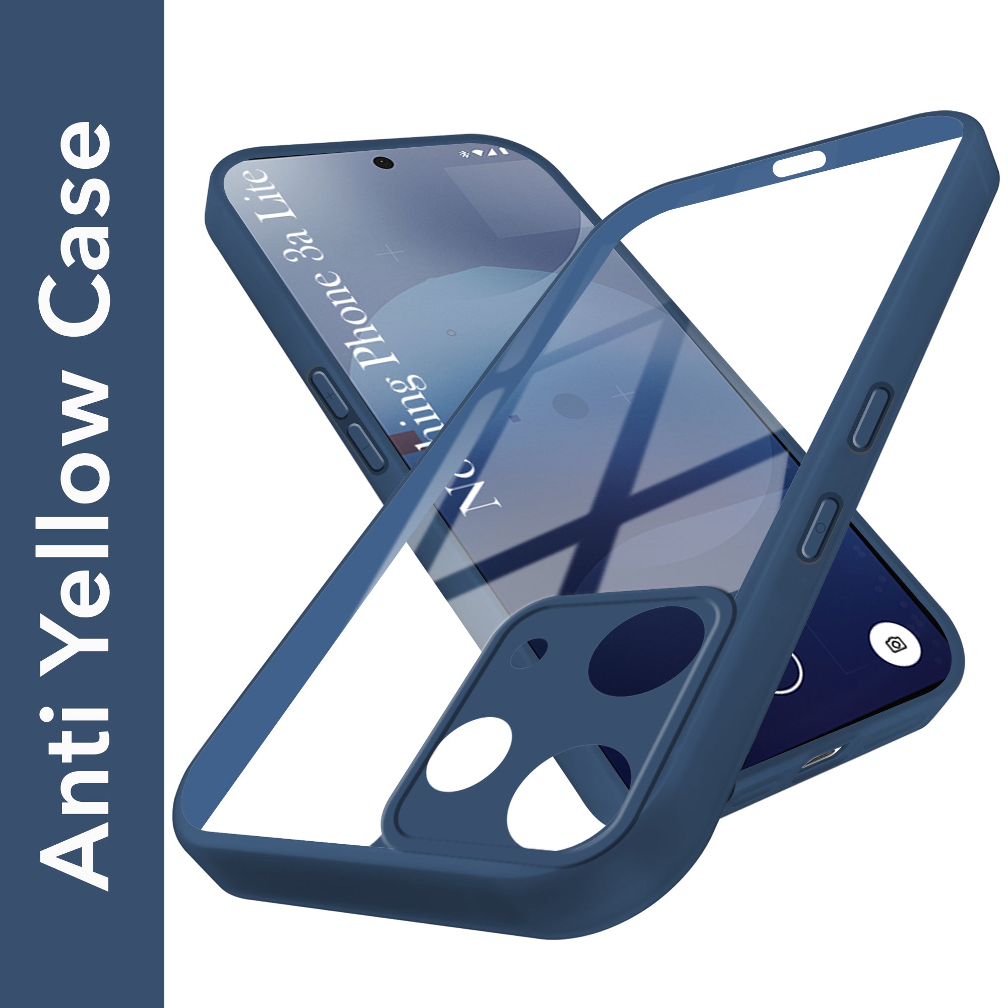 For Nothing Phone 3A Lite Back Cover Case Ultra-Hybrid (Lifetime Anti Yellow | Anti Scratch | Crystal Clear Shockproof)
