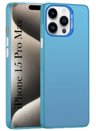 For iPhone 15 Pro Max Hard Back Cover Case (Velvet Touch | Professional Glossy Finish | Camera Protection Bump)