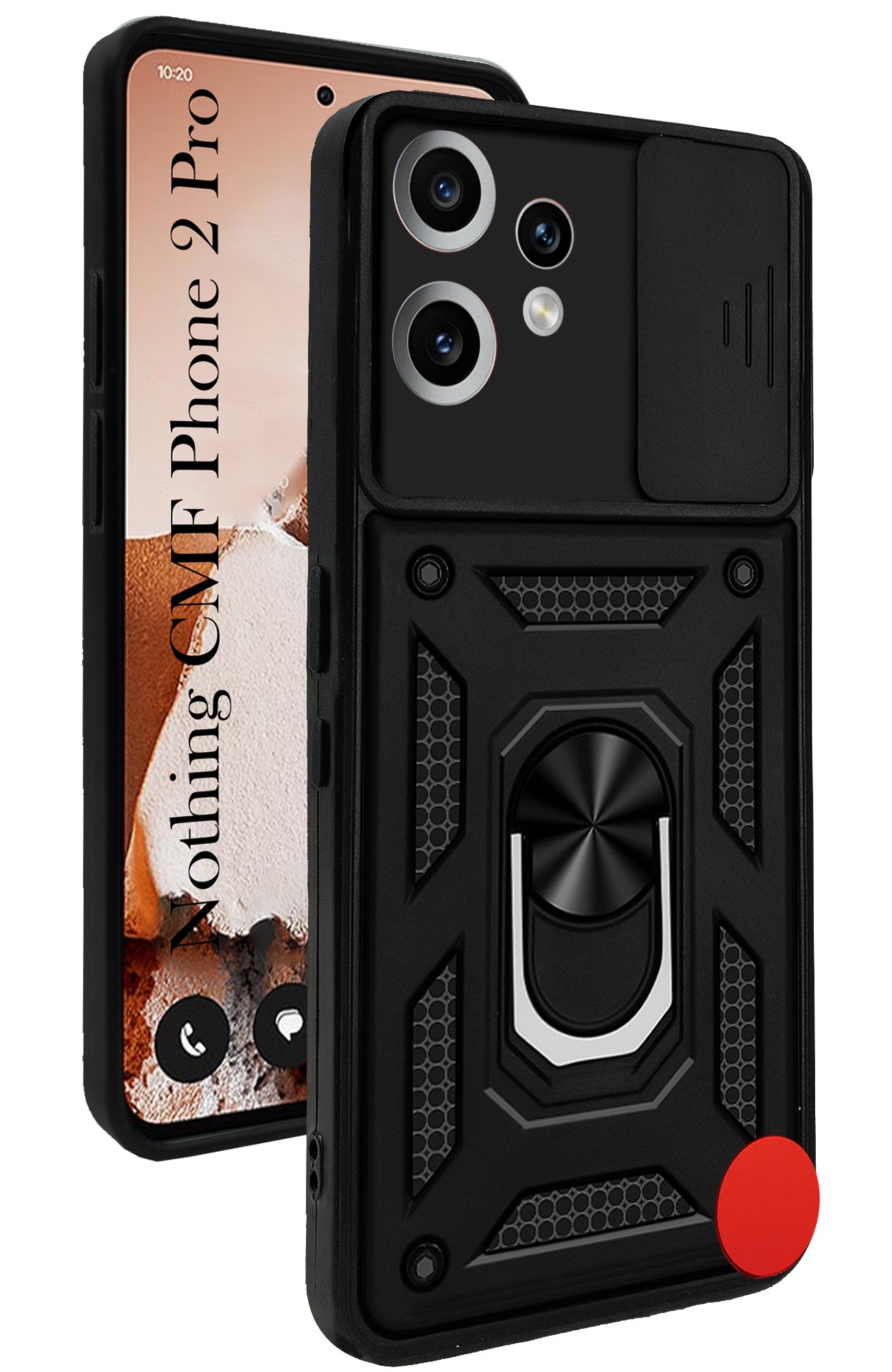 For Nothing CMF Phone 2 Pro Back Cover Case (Hybrid Dual Armor Polycarbonate)