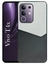 For Vivo T4x | Vivo Y31 Pro Back Cover Case(Dual PU Leather Stitch | Professional Minimalist | Soft and Flexible)