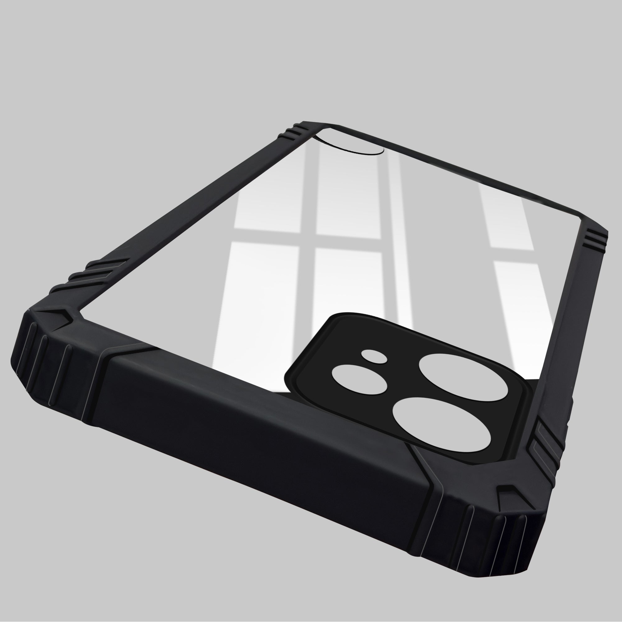 For Nothing CMF Phone 2 Pro Back Cover Case (Ultimate Shockproof Bumpers | Anti Yellow | Rugged Armor | Hybrid PC | Black )