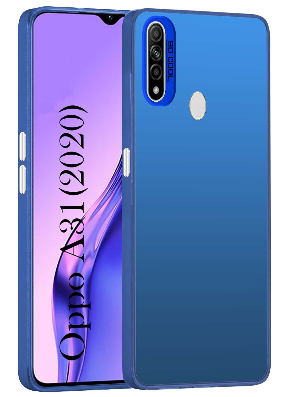 For Oppo A31 (2020) Hard Back Cover Case (Velvet Touch