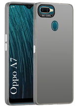 For Oppo A7 Hard Back Cover Case (Velvet Touch | Professional Glossy Finish | Camera Protection Bump)