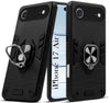 For Apple iPhone 17 Air  Back Cover Case (Shockproof Dual Layer Polycarbonate |Ring Holder Kickstand)