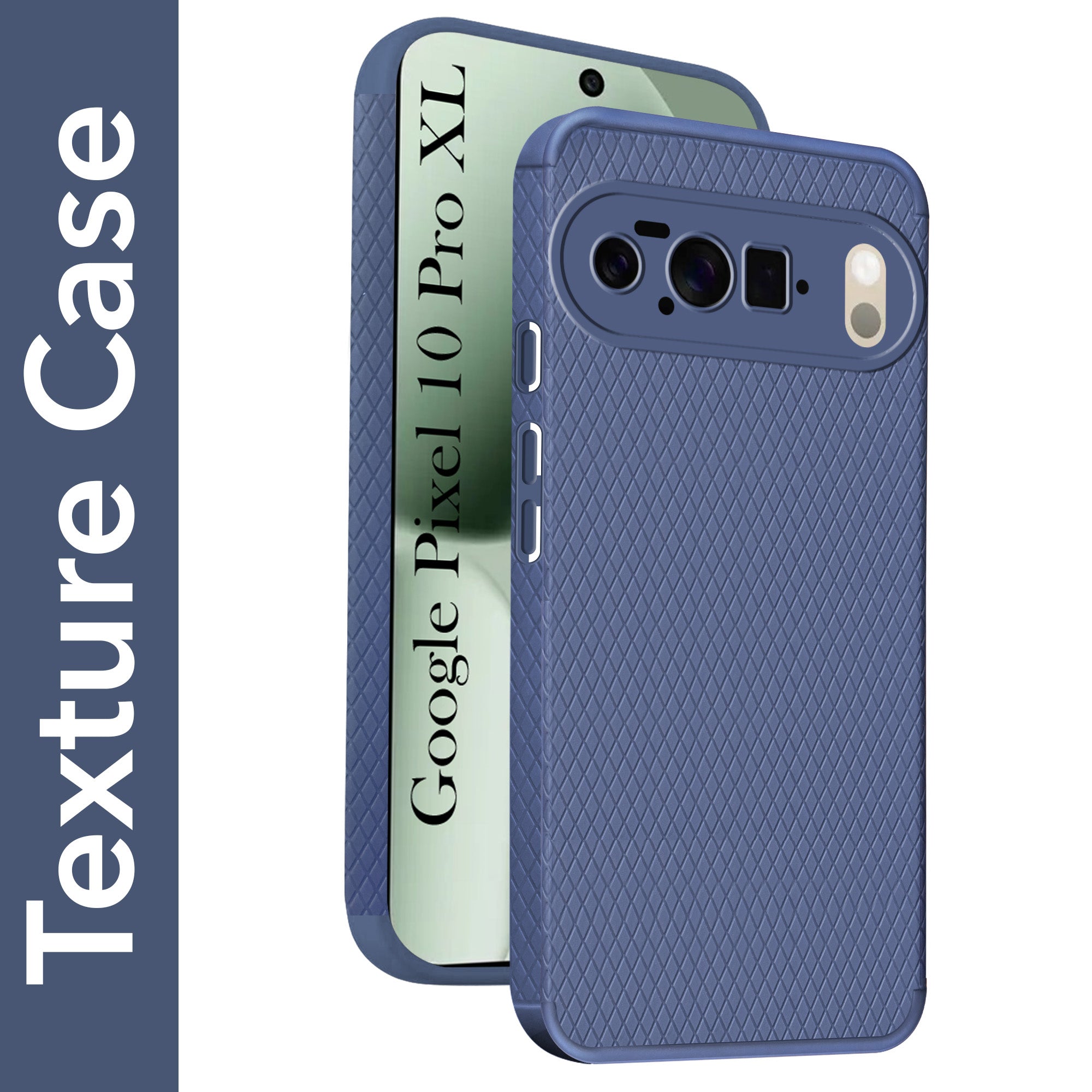 For Google Pixel 10 Pro XL Back Cover Case Liquid Silicone (Camera Protection | Side Grip Texture | Soft and Flexible)