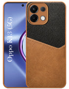 For Oppo K13 Back Cover Case (Dual PU Leather Stitch | Professional Minimalist | Soft and Flexible)