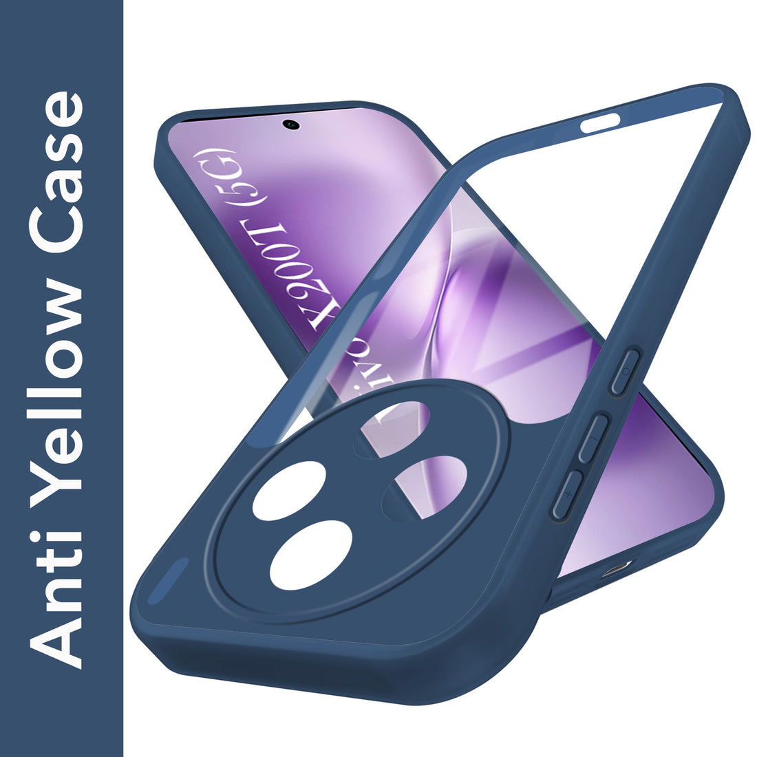 For Vivo X200T Back Cover Case Ultra-Hybrid (Lifetime Anti Yellow | Anti Scratch | Crystal Clear Shockproof)