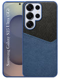 For Samsung Galaxy S25 Ultra Back Cover Case (Dual PU Leather Stitch | Professional Minimalist | Soft and Flexible)