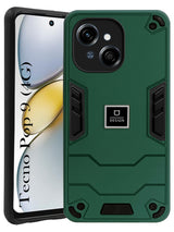 For Tecno Pop 9 4G Back Cover Case (Lightweight Hybrid Shockproof Polycarbonate)