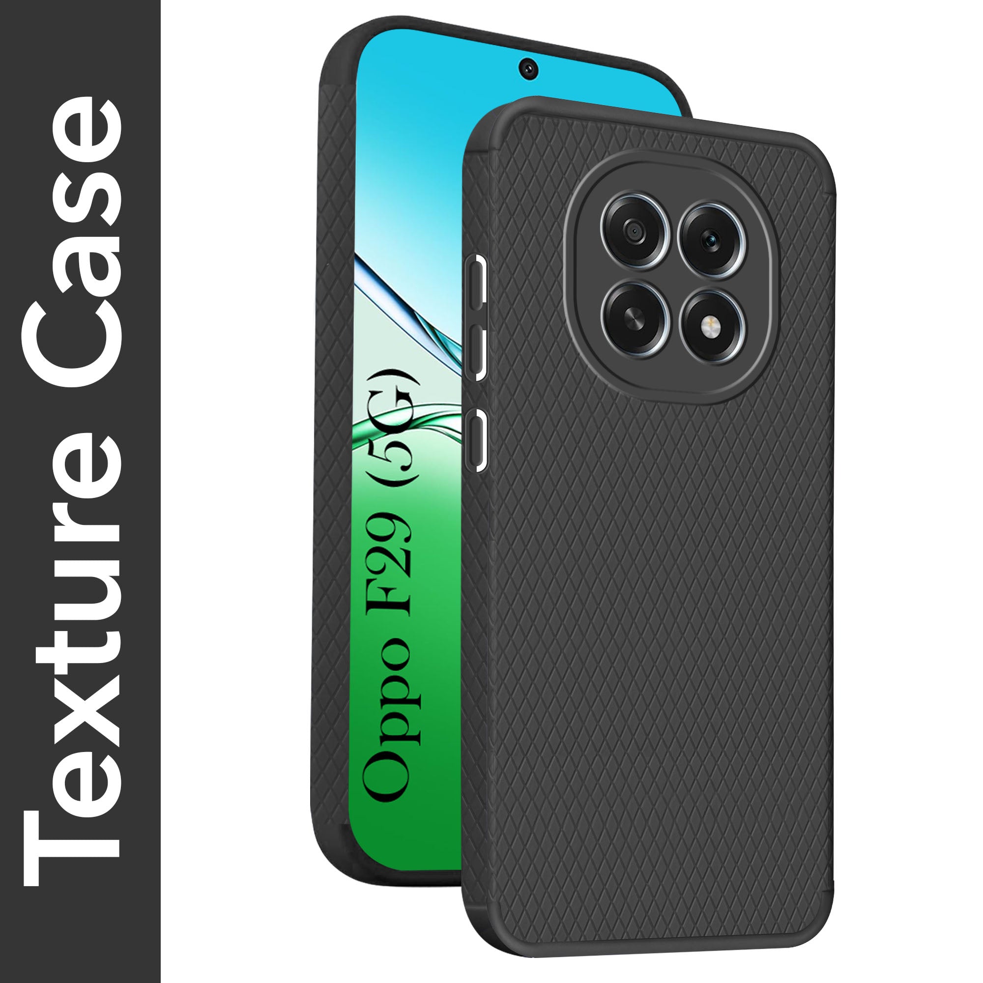 For Oppo F29 Back Cover Case (Liquid Silicone | Side Grip | Camera Protection)
