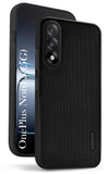 For Oneplus Nord 5 Back Cover Case (Textured Grip Design | Micro-Fiber Cloth Inside | Slim and Light Weight | Soft Touch and Feel | Black)
