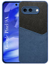 For Google Pixel 9A Back Cover Case (Dual PU Leather Stitch | Professional Minimalist | Soft and Flexible)