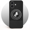 For Apple iPhone 16 Plus PU Back Cover Case Leather Finish (Professional Minimalist Texture | MagSafe Compatile | Camera Protection | Sleek Sober Formal)