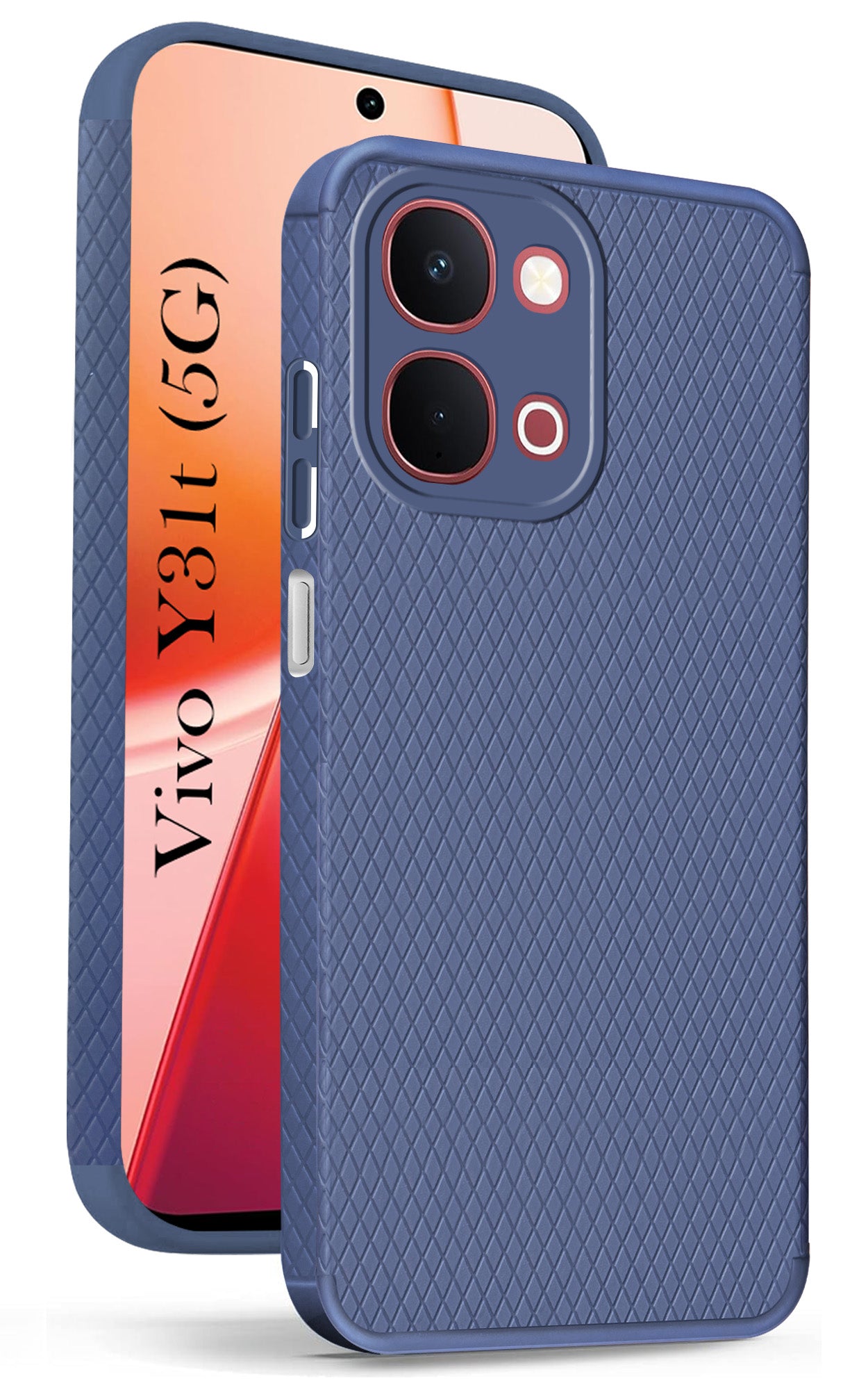 For Vivo Y31T 5G Back Cover Case Liquid Silicone (Camera Protection | Side Grip Texture | Soft and Flexible)