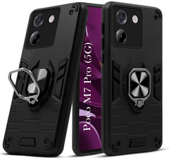 For Poco M7 Pro Back Cover Case (Shockproof Polycarbonate Dual Layer Hybrid Armor)
