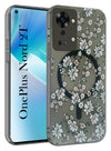For OnePlus Nord 2T Back Cover Case (Cute Floral Design | Flower Print for Girls | MagSafe Compatible Wireless Charging)