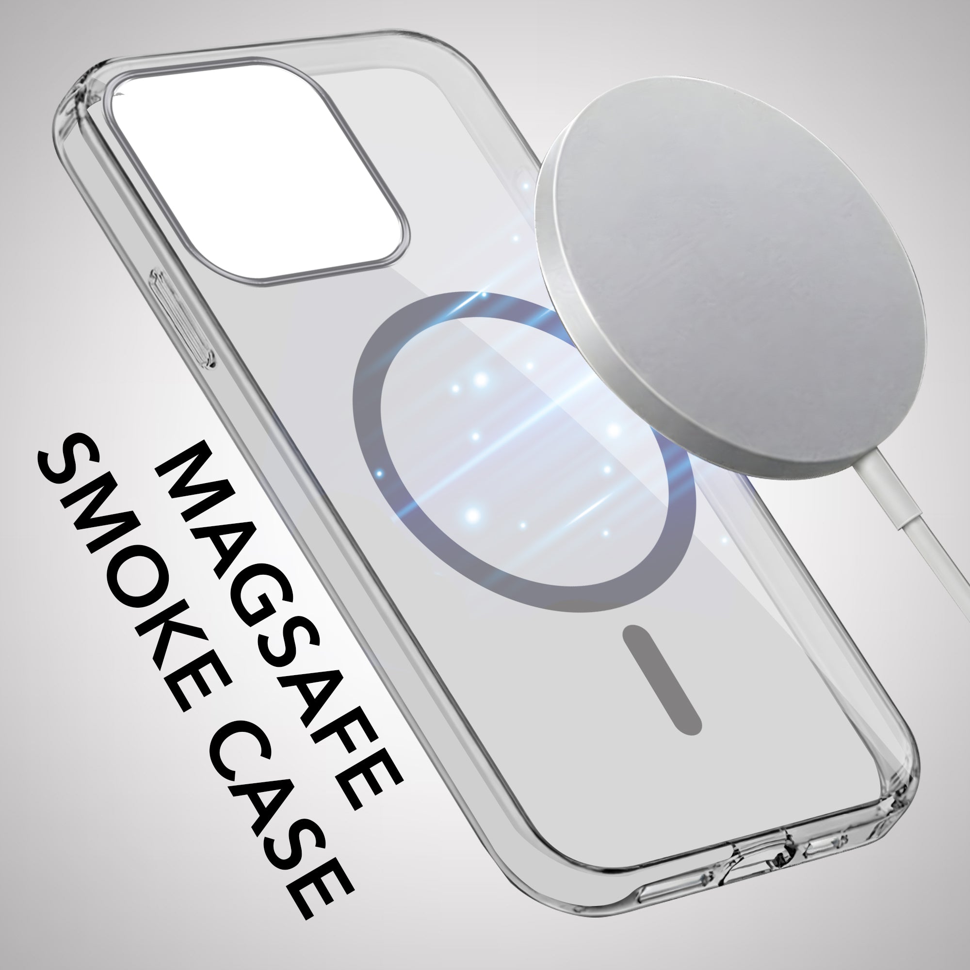 For Apple iPhone 15 Pro Max Back Cover Case Lifetime Anti-Yellow MagSafe Compatible Clear (Sleek Hard Crystal | Camera Protection and Shockproof)
