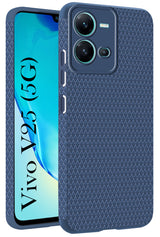 For Vivo V25 5G Back Cover Case (Liquid Silicone | Side Grip | Camera Protection)