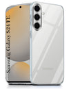 For Samsung Galaxy S24 FE Back Cover Case Silicone (Clear Shockproof Case with Camera Protection | Soft and Flexible | Transparent)