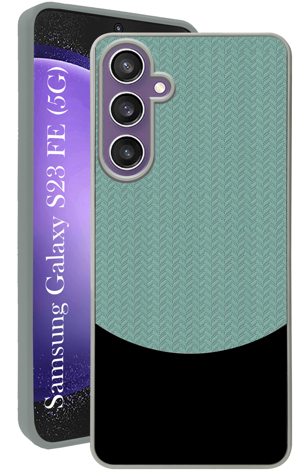 For Samsung Galaxy S23 FE 5G Back Cover Case (Elegant PU Leather Finish | Premium Minimalist Professional | Camera Protection Bump)