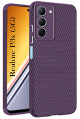 For Realme P3x Back Cover Case (Liquid Silicone | Side Grip | Camera Protection)
