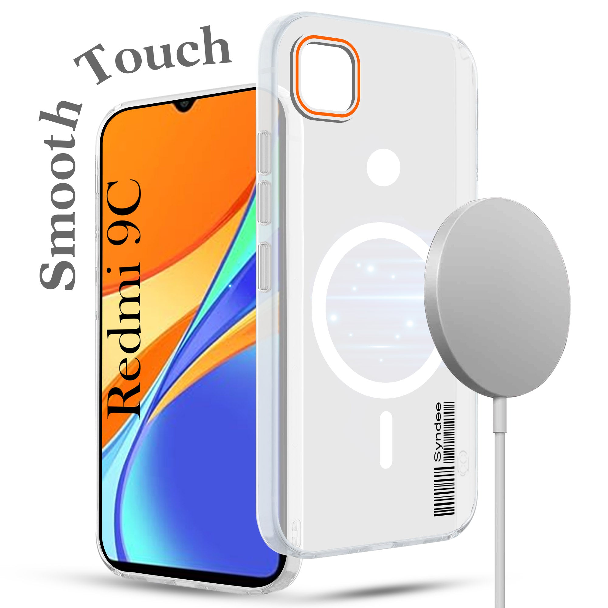 For Redmi 9C Back Cover Case (Soft Touch | Camera Bump Protection | MagSafe Compatible | Matte Finish)