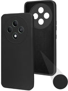 For Oppo F27 5G  Back Cover Case (Matte Finish Silicone with Inside Fiber cloth)