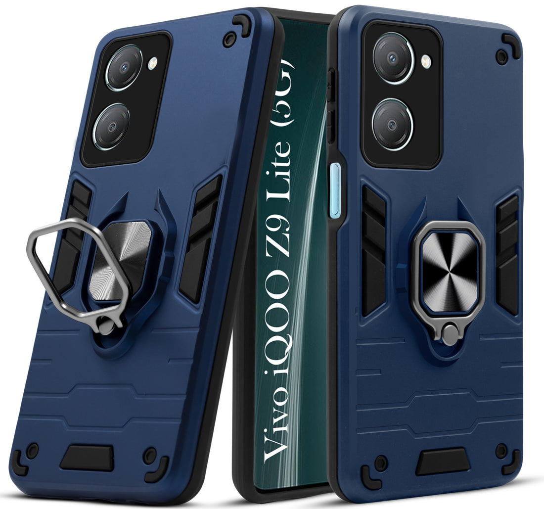 For Vivo iQOO Z9 Lite 5G Back Cover Case (Shockproof Polycarbonate Dual Layer Hybrid Armor)