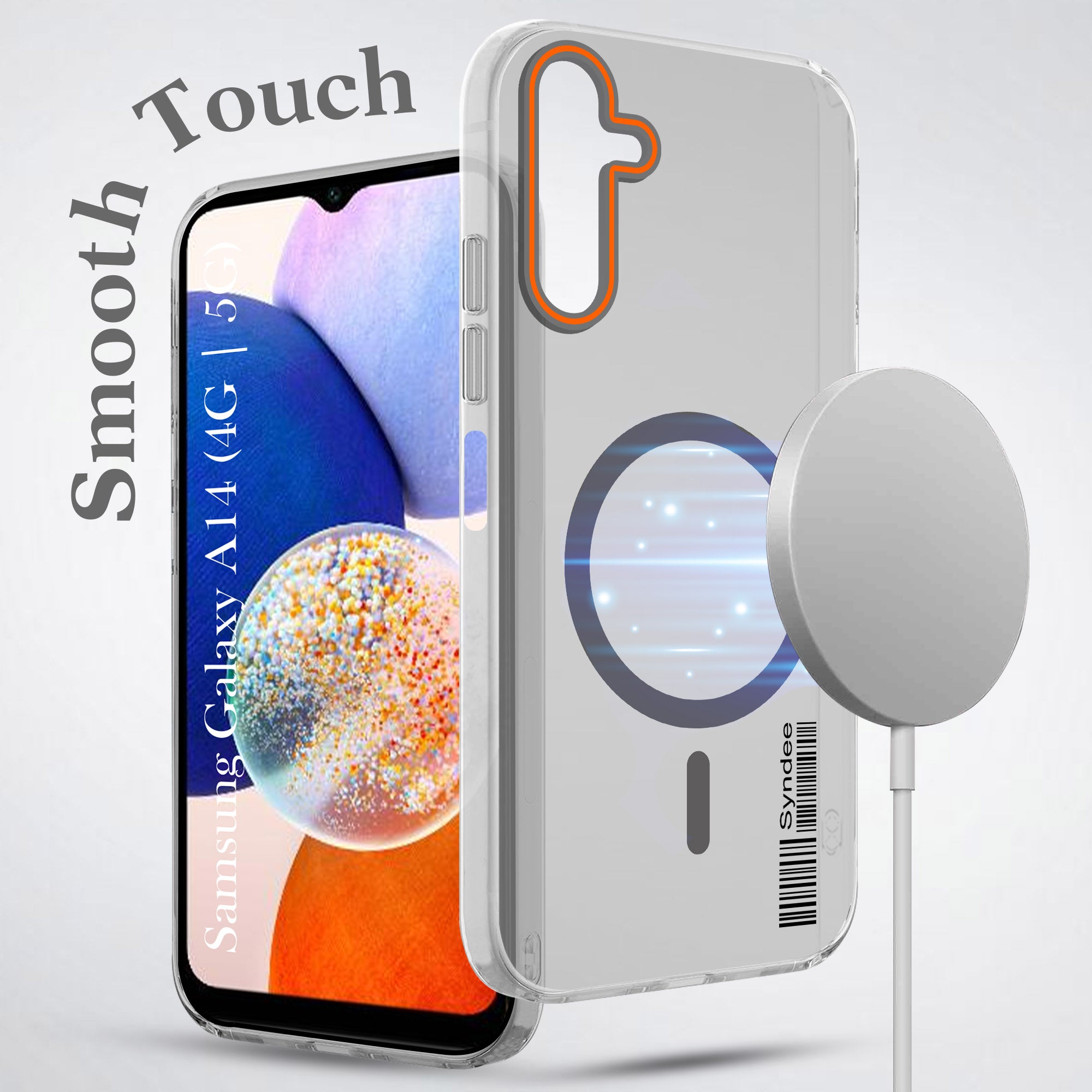 For Samsung Galaxy A14 4G | 5G Back Cover Case (Soft Touch | Camera Bump Protection | MagSafe Compatible | Matte Finish)