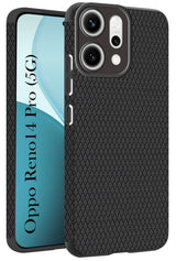 For Oppo Reno14 Pro 5G | Oppo Reno 14 Pro 5G Back Cover Case  (Liquid Silicone | Side Grip | Camera Protection)